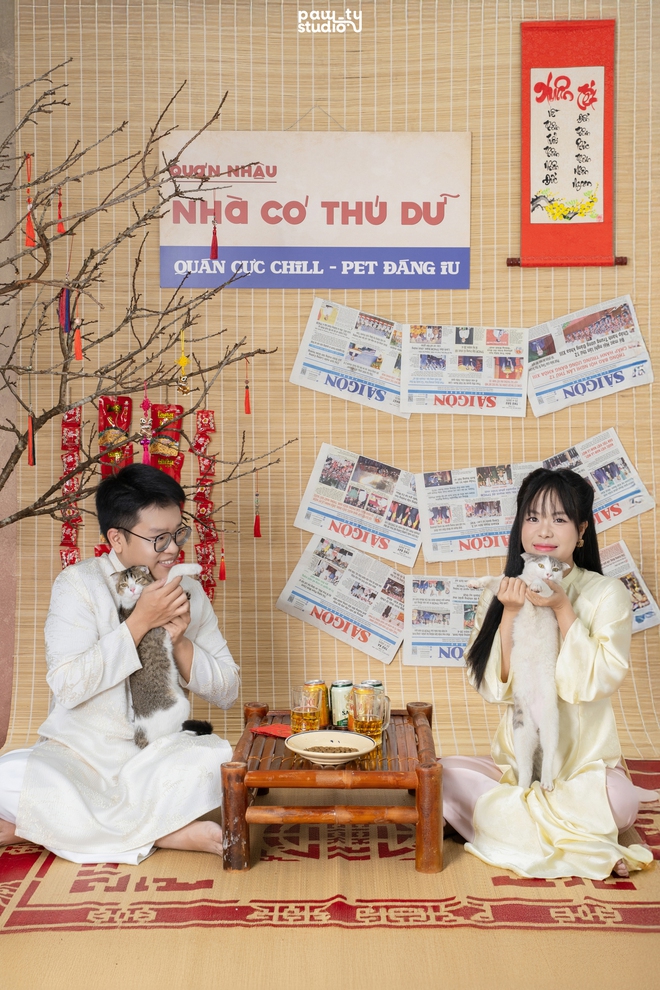 Dẫn thú cưng đến studio chuyên nghiệp, chụp ảnh chân dung ăn Tết: Dịch vụ đang hot, giá cả ra sao?- Ảnh 9.