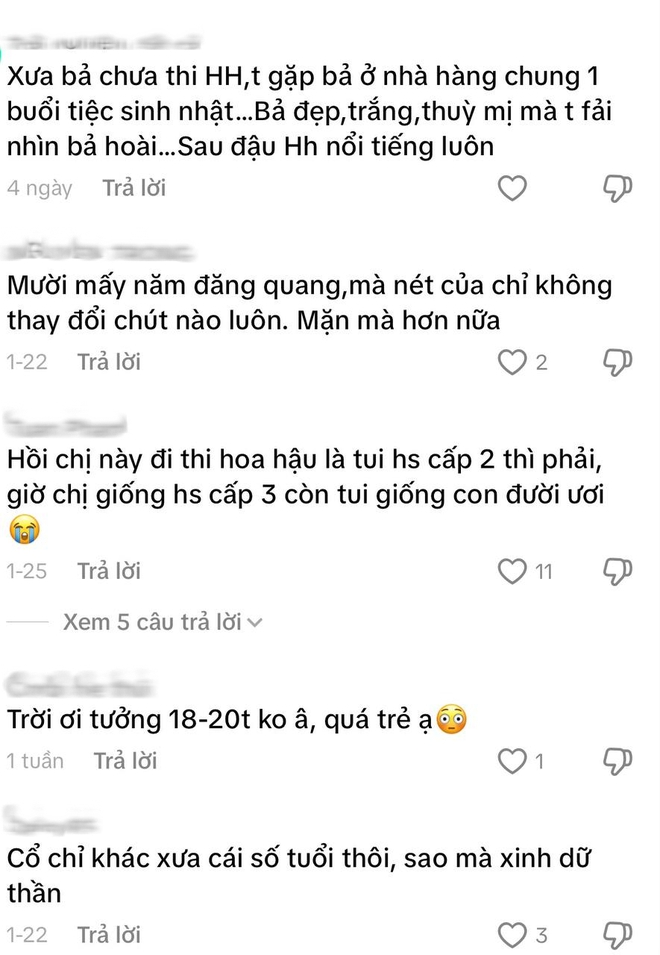 Netizen khen nức nở 1 Hoa hậu Hoàn vũ 18 năm không già, mặc áo dài trông như gái đôi mươi- Ảnh 4.