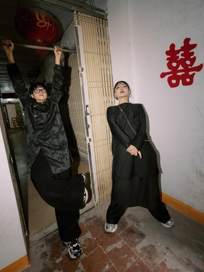 Rapper Vbiz tung trọn bộ ảnh đám hỏi độc lạ bên bạn gái quản lý- Ảnh 8.