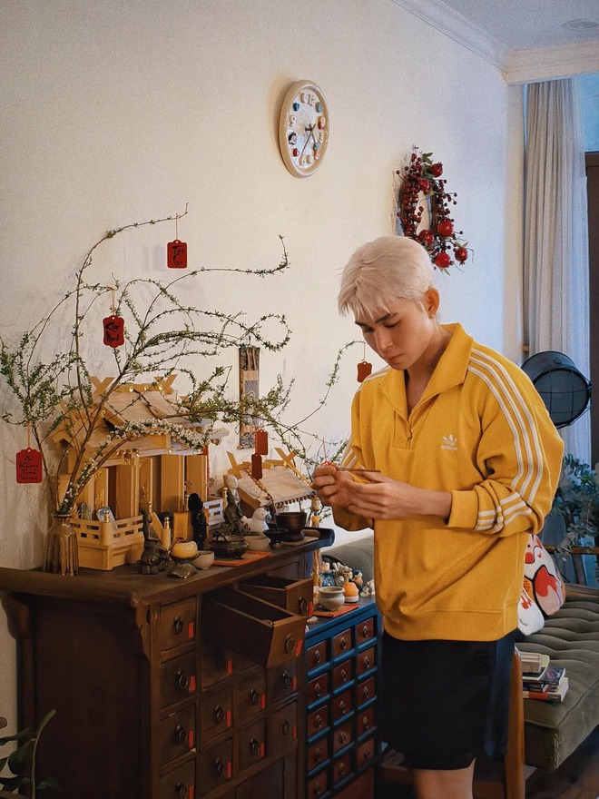 Nghệ sĩ Việt đón Tết 2026: Decor nhà đẹp như tranh, góc nào cũng có thể trở thành background "sống ảo"- Ảnh 5.