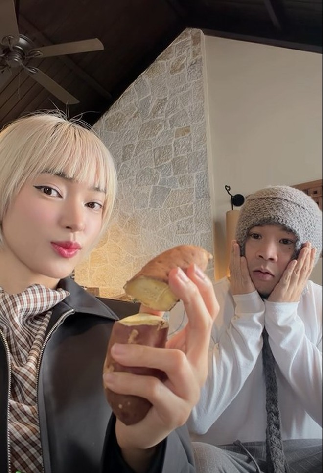 Binz ra bắc ăn Tết với Châu Bùi sau 6 năm hẹn hò- Ảnh 2. Binz ra bắc ăn Tết với Châu Bùi sau 6 năm hẹn hò- Ảnh 2.