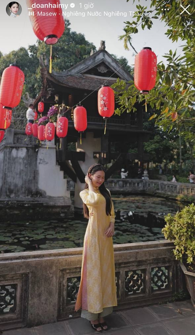 Văn Hậu du xuân cùng nhà vợ, mẹ Doãn Hải My gây sốt vì visual trẻ đẹp, một chín một mười với con  - Ảnh 13.