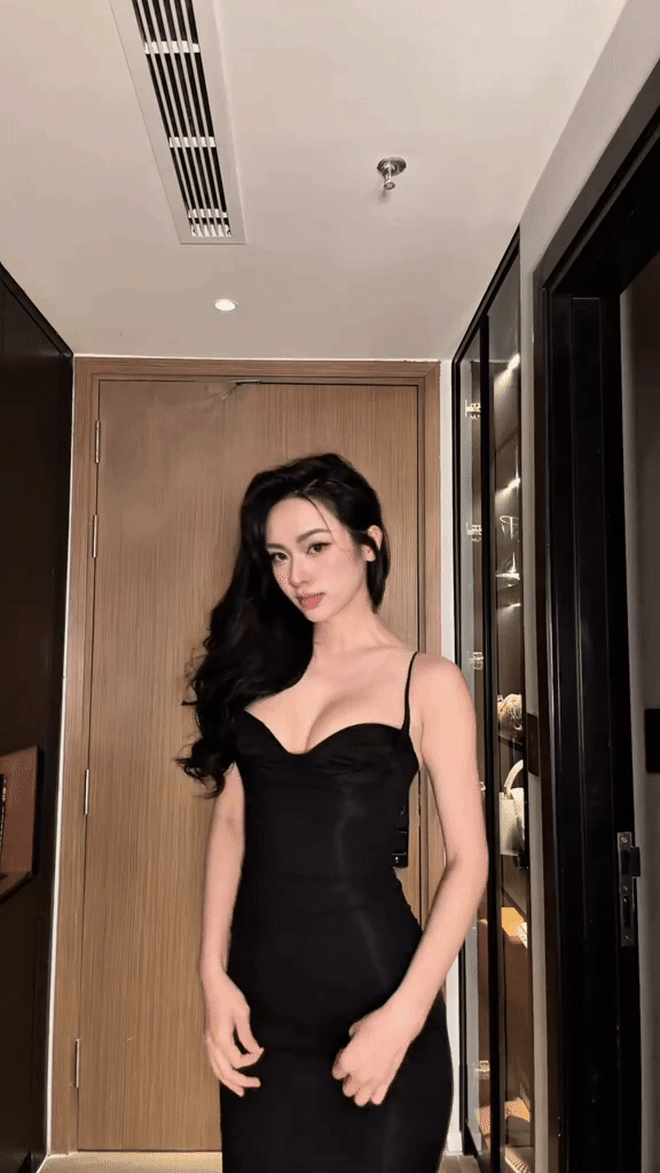 Bạn gái Đức Phạm được khen khi diện mẫu váy tranh cãi của Huyền 2K4- Ảnh 2.