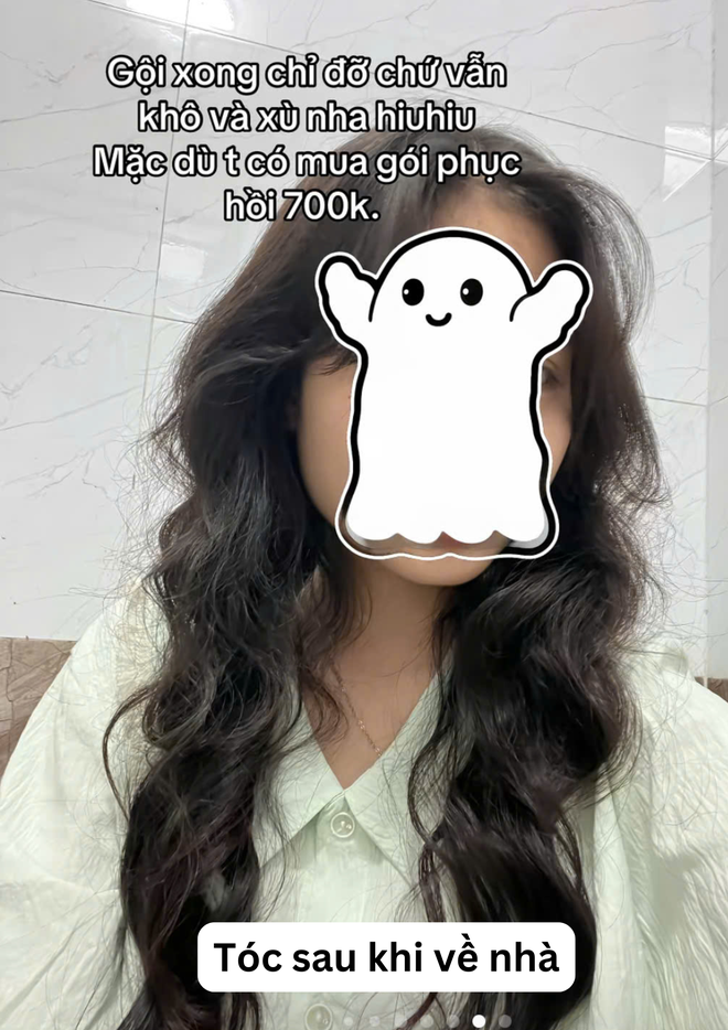 Kiếp nạn làm tóc cận Tết: Chị em "thay đầu" thất bại, mở mắt muốn bật khóc- Ảnh 6.