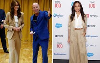 Meghan Markle gây xôn xao khi "sao chép" phong cách của Vương phi Kate