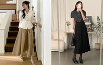 Xu hướng chân váy công sở 2026 là 4 kiểu đơn giản nhưng mặc lên cực sang
