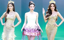 Thảm đỏ Miss Grand Vietnam: Lương Thùy Linh lộ eo kém thon, Thùy Tiên không hở bạo vẫn nổi giữa dàn mỹ nhân "nóng bỏng"