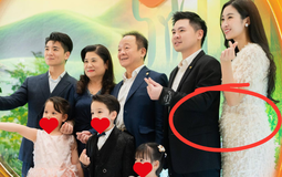 Đỗ Mỹ Linh lộ vòng hai lùm lùm khi dự sinh nhật bố chồng hào môn, nghi vấn đang mang thai lần 2