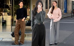 5 mẫu áo hoàn hảo để mix cùng quần ống rộng, mặc đơn giản mà chuẩn sành điệu chính là đây
