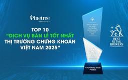 Pinetree lọt Top 10 "Dịch vụ bán lẻ tốt nhất thị trường chứng khoán Việt Nam"