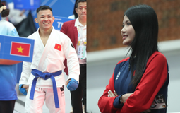 Võ sĩ Việt Nam giành HCĐ SEA Games chỉ trong 30 giây, được vợ hotgirl cổ vũ nhiệt tình trên khán đài