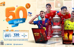 MyTV ưu đãi 50% – Đón đại tiệc SEA Games, bóng đá châu Âu & giải trí cuối năm