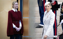 Vương phi Charlene tái xuất: Mặc quần jeans đi sự kiện vẫn sang chảnh ngút ngàn, bí quyết nằm ở đâu?