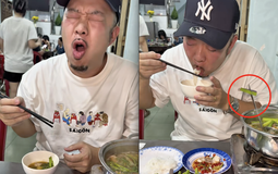 Cảnh tượng khách Nhật nhét cọng rau vào cán muôi khi ăn lẩu khiến dân mạng Việt giật mình