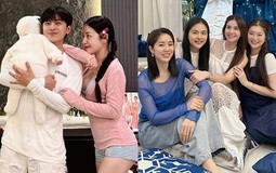 Noel này showbiz tưng bừng: 1 đôi khoe con gái, hội bạn 5 cặp vợ chồng Vbiz ăn tiệc trong biệt thự sang chảnh