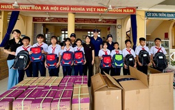 Quoc Huy Anh Corp & Paperone™ triển khai tiếp sức đến trường sau thiên tai tại miền Trung