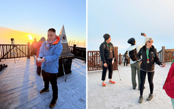 Sáng nay: Fansipan đã phủ trắng băng tuyết, đêm Noel chỉ còn 1 độ C