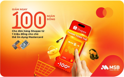 MSB ưu đãi lớn cho chủ thẻ tín dụng dịp cuối năm