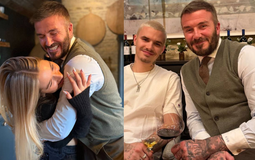 David Beckham ôm con gái cưng Harper thắm thiết