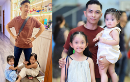 Hai con gái xinh yêu như công chúa giúp Khánh Thi "quản chặt" Phan Hiển