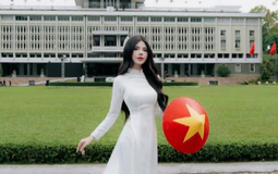 Mai Dora tung loạt ảnh áo dài chào mừng ngày 30-4 khiến dân tình "không thể rời mắt"