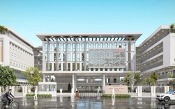 Cận cảnh trường THPT mới cực to đẹp, tuyển sinh TRÀN TUYẾN năm nay tại quận Hoàng Mai: Nhìn cơ sở vật chất mà mê!