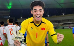 Bài đăng đầu tiên của thủ môn hotboy Trần Trung Kiên sau chiến thắng lịch sử: "Việt Nam tôi ở châu Á"