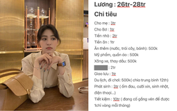 Bảng chi tiêu BẤT ỔN của cô gái ở Hà Nội: Lương 28 triệu, ăn 1 triệu, cố mua 1 chỉ vàng