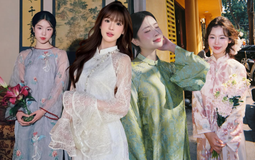 Đường đua áo dài Tết 2026: Không thể phân định thắng thua, gái xinh trên TikTok là thần!