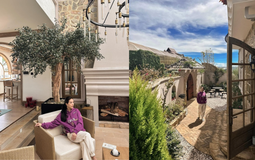 Dinh thự lộng lẫy như lâu đài của "Hoa hậu thơm nhất Việt Nam"