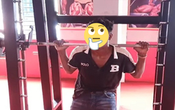 Vào phòng gym trộm đồ, nam thanh niên bị ép tập đến ná thở, khóc lóc van xin