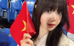 Cận cảnh nhan sắc của hot girl cổ vũ U23 Việt Nam đang hot nhất trên MXH