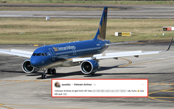 Dòng chữ trên ghế ngồi của một hãng hàng không gây chú ý