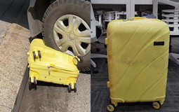 Dân mạng truy tìm danh tính chiếc vali “chấp cả ô tô” đang viral: Test độ bền thật hay chiêu trò?