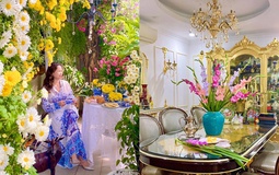 Căn hộ 156m² ngập hoa của vợ chồng U60 ở Hà Nội - nơi tuổi trung niên chậm lại và an yên