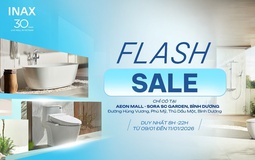INAX kỷ niệm 30 năm tại Việt Nam với chương trình Flash Sale đặc biệt mừng năm mới tại Bình Dương