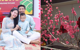 Biệt thự mấy chục tỷ nhà Đoàn Văn Hậu tràn ngập sắc hoa đón Tết, tiểu thư Doãn Hải My khéo chăm quá đi!