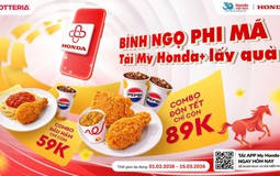 Tin vui năm mới - Bão “deal” khi tải app My Honda+