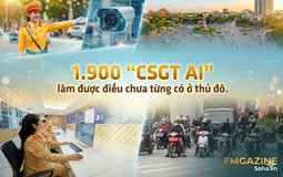Điều kỳ diệu từ 1.900 CSGT AI không ngủ ở Thủ đô và hình ảnh đẹp trước vạch đèn đỏ