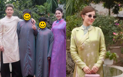 Quân A.P cùng vợ yêu 14 năm về quê dịp Tết