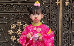 Ái nữ Đỗ Mỹ Linh chuẩn tiểu thư "sinh ra ở vạch đích", check-in cực đáng yêu trước biệt thự trăm tỷ nhà bầu Hiển