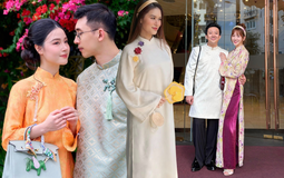 Áo dài Tết 2026 của sao Việt: Toàn thiết kế local brand xinh như mộng, càng ngắm càng say đắm