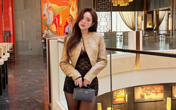 Hết Tết, hot girl Lê Phương Anh lên đồ "xả ảnh" khiến CĐM đứng ngồi không yên