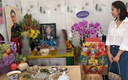 Lê Phương lặng lẽ làm 1 điều đặc biệt trong giỗ đầu của nghệ sĩ Quý Bình