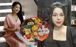 Doãn Hải My và vợ Bùi Tiến Dũng khoe mâm cúng ngày vía Thần Tài: Mong cầu tấn tài tấn lộc!