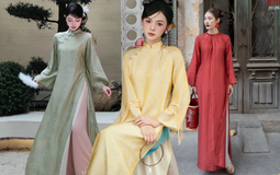 Chọn áo dài tôn dáng: Lưu ý then chốt để dáng nào mặc lên cũng thanh thoát, kể cả eo to hay vai thô