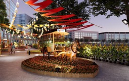 Đường Hoa Phú Mỹ Hưng 2026 rực rỡ sắc xuân với nhiều tiểu cảnh ấn tượng