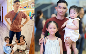 Hai con gái xinh yêu như công chúa giúp Khánh Thi "quản chặt" Phan Hiển