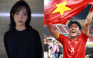 Lý Đức "thả thính" hotgirl bắn súng Phí Thanh Thảo cực mượt ngay trước trận tứ kết châu Á U23 Việt Nam vs U23 UAE