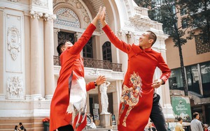 Ngắm trọn bộ ảnh du xuân "mười điểm không có nhưng" của Quang Dương pickleball